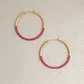 Aros Argolla Dorado Rosado - Miniatura 1