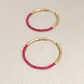 Aros Argolla Dorado Rosado - Miniatura 2