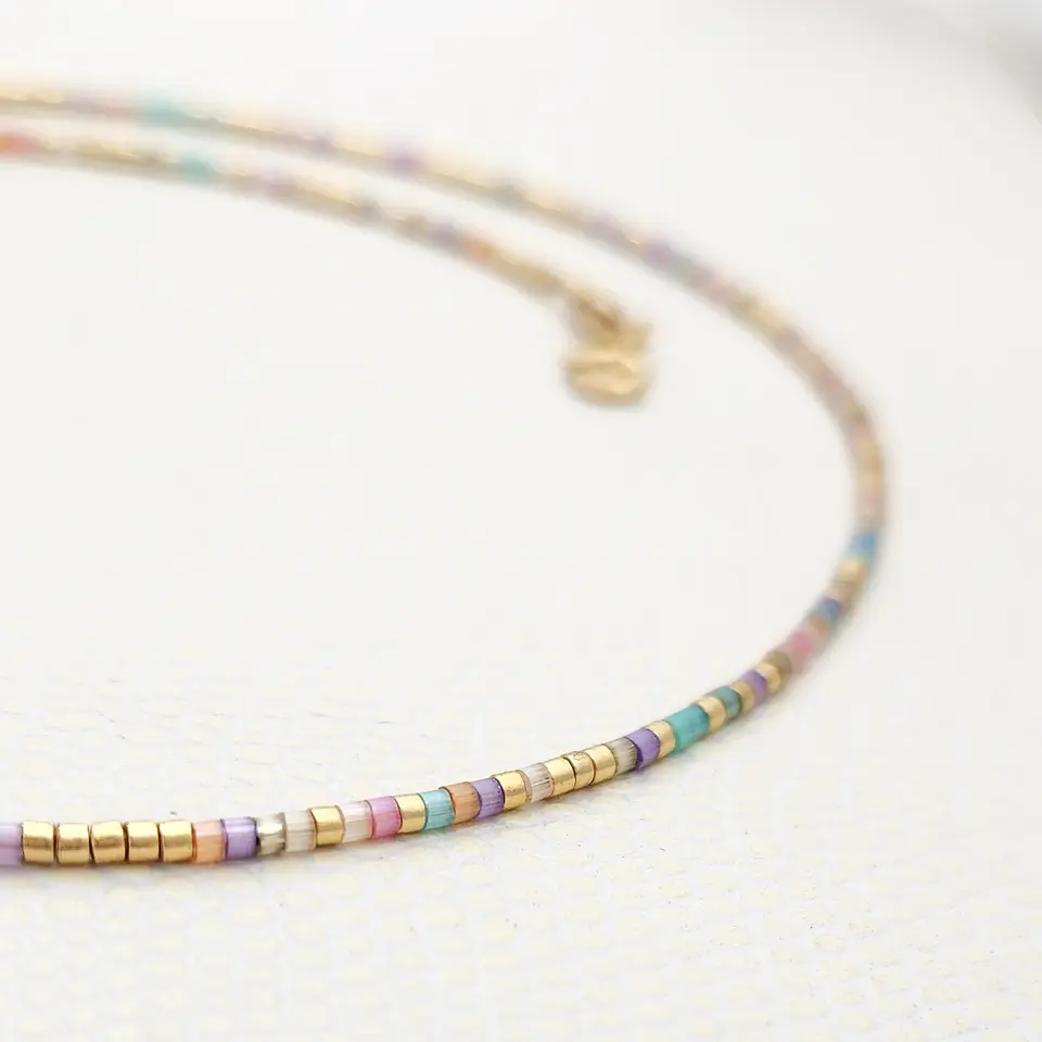 Collar Choker Iris Dorado 2