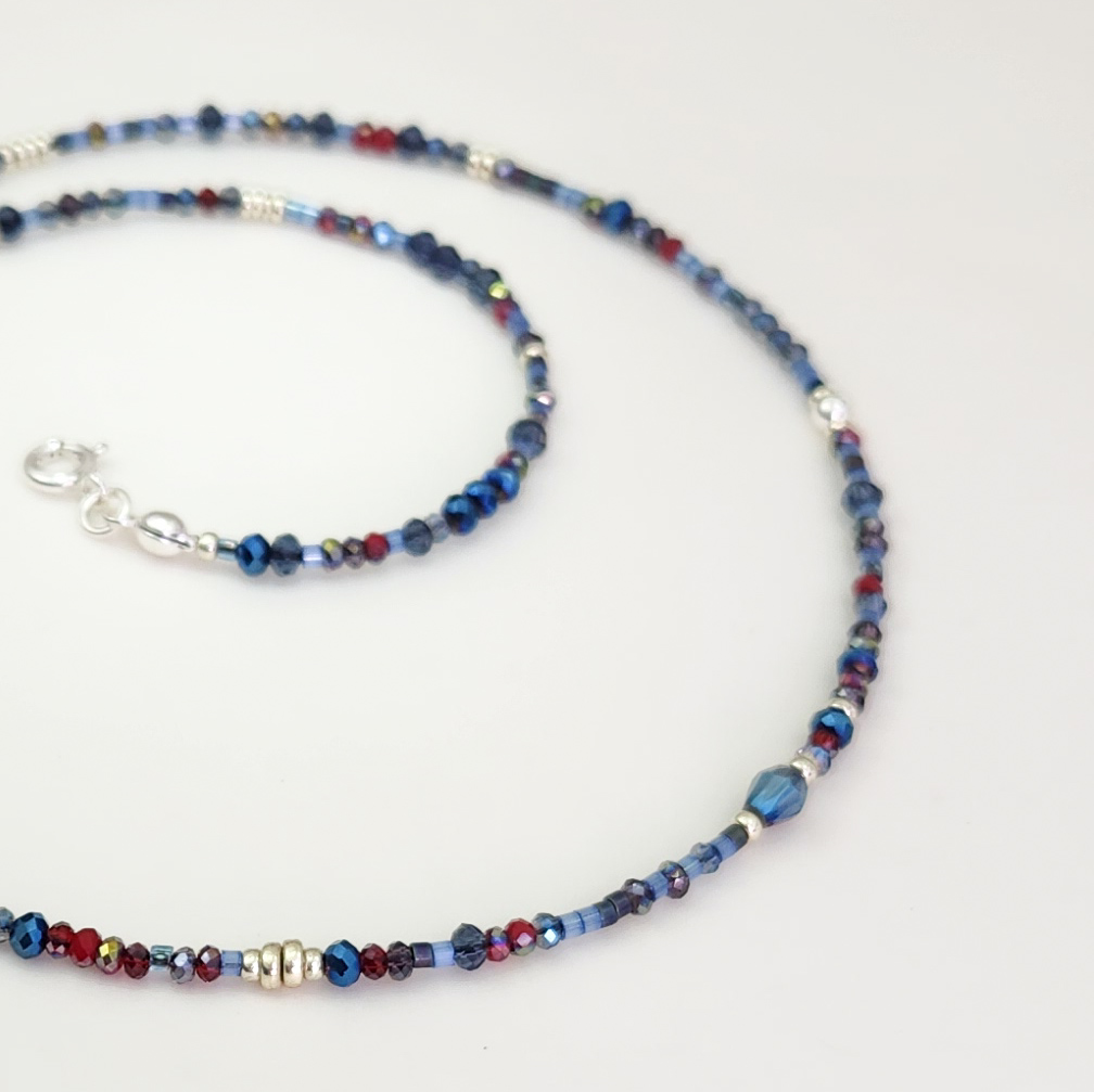 Choker Cristal Azul