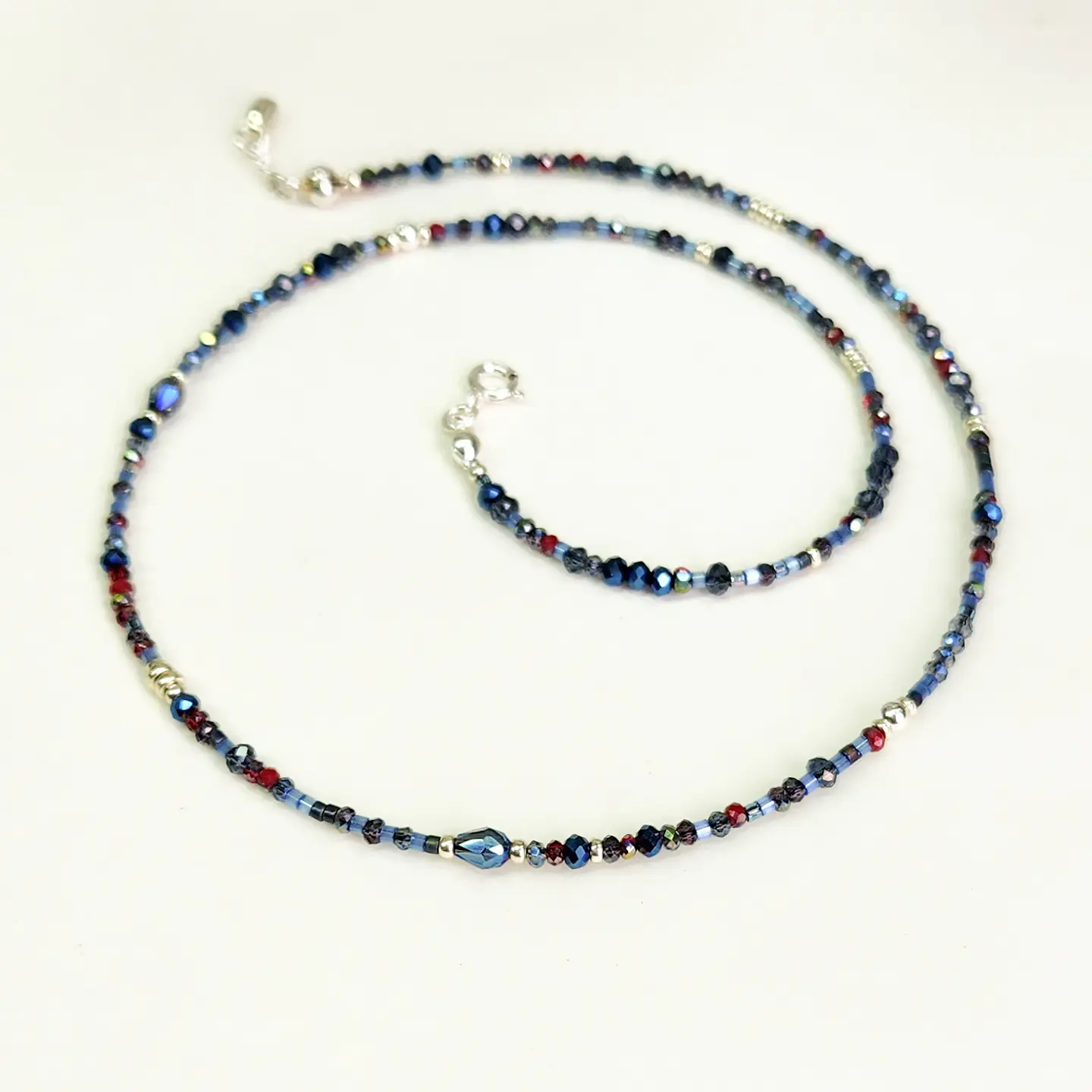 Choker Cristal Azul 4