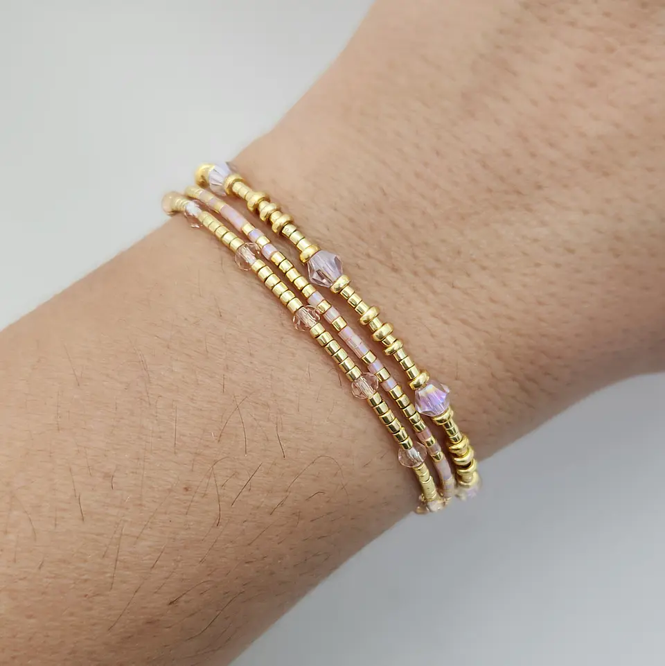 Macramé Tres Rosa 1