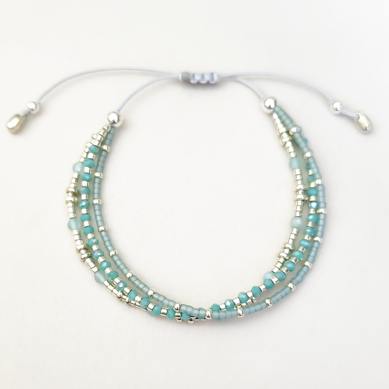 Macramé Tres Turquesa