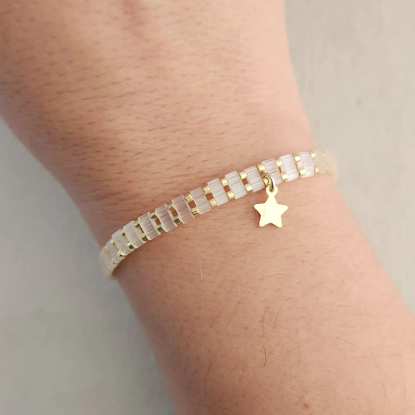 Pulsera Bamboo Nude Estrella 1
