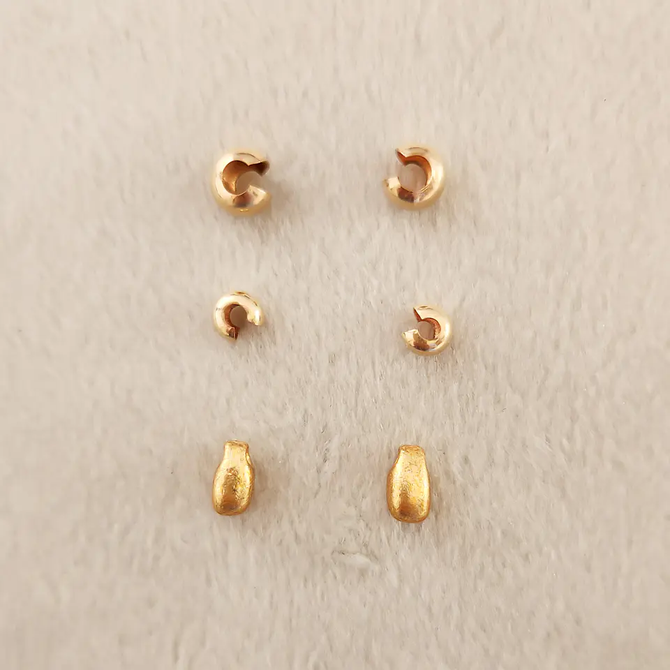 Pack Crimp Cover Gold-filled 1