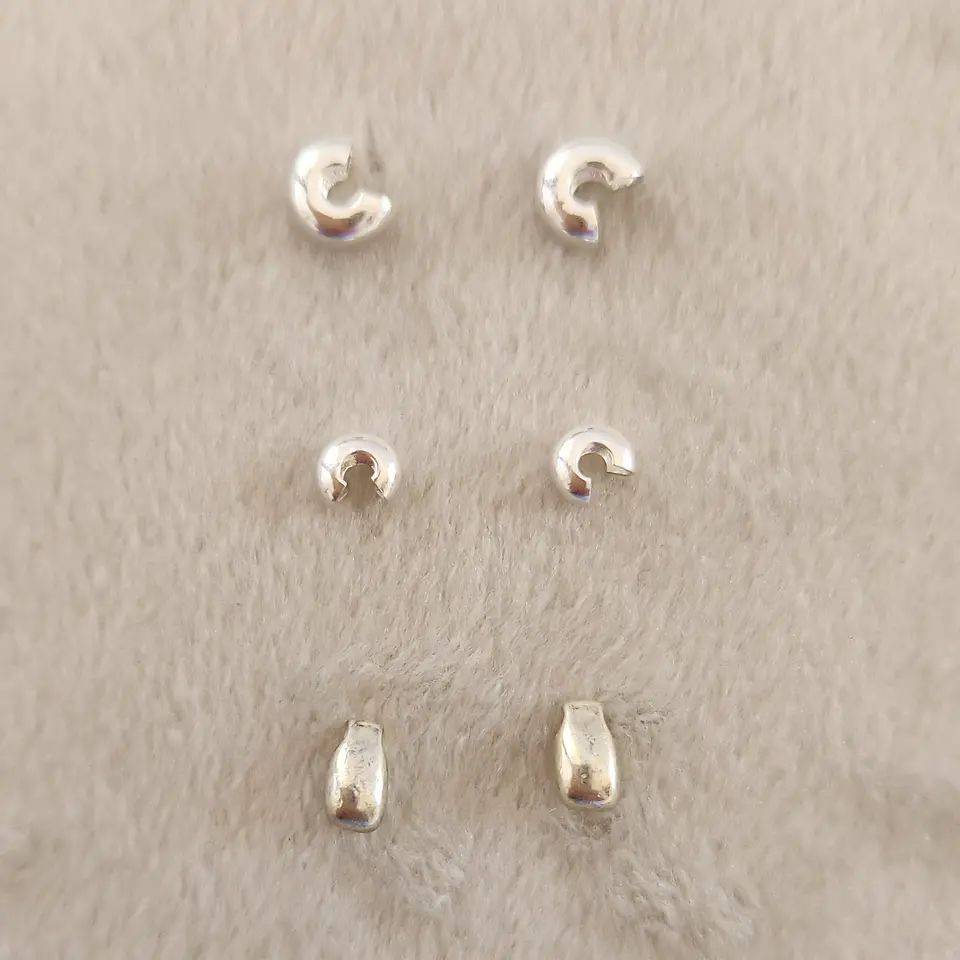 Pack Crimp Cover Baño Plata 1