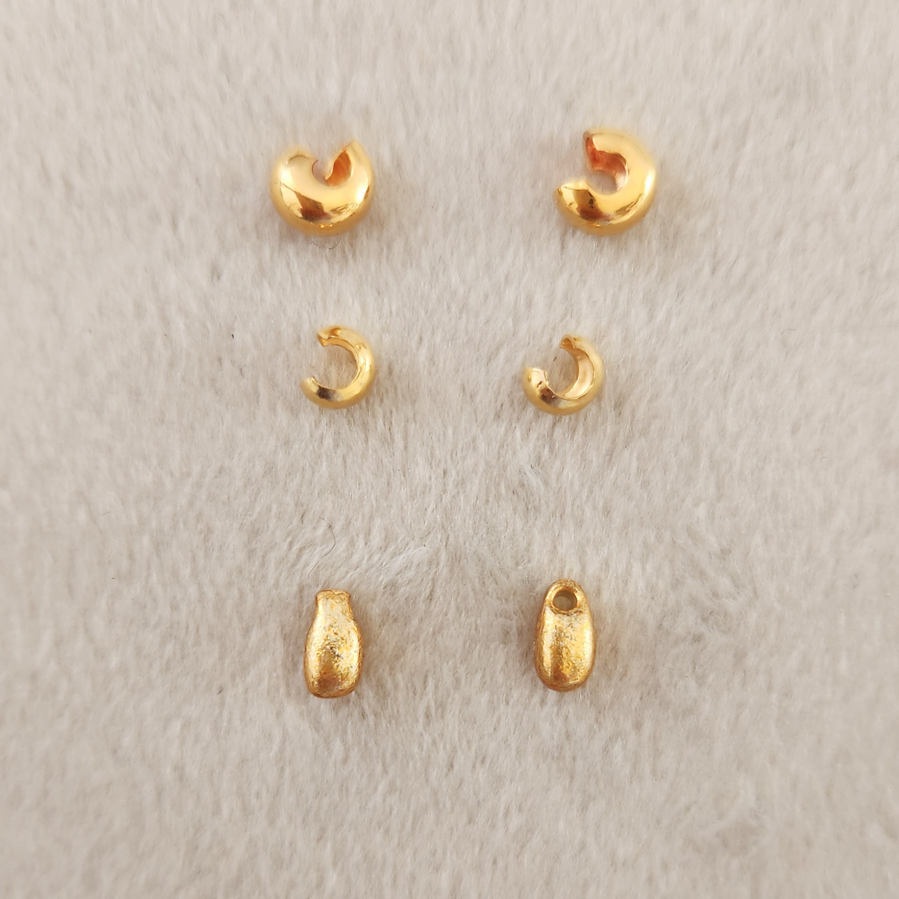Pack Crimp Cover Baño Oro
