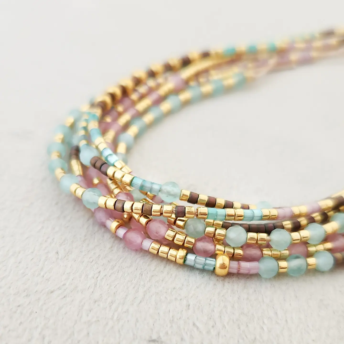 Cajita Pulsera Tres Heaven (goldfilled)  4