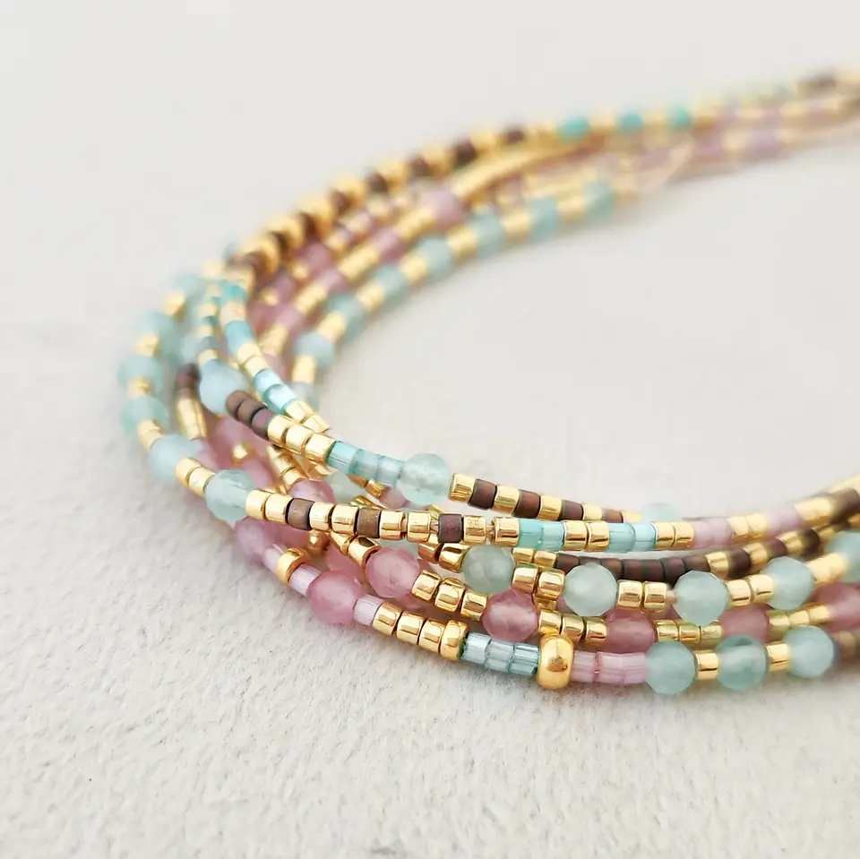 Cajita Pulsera Tres Heaven (goldfilled)  4