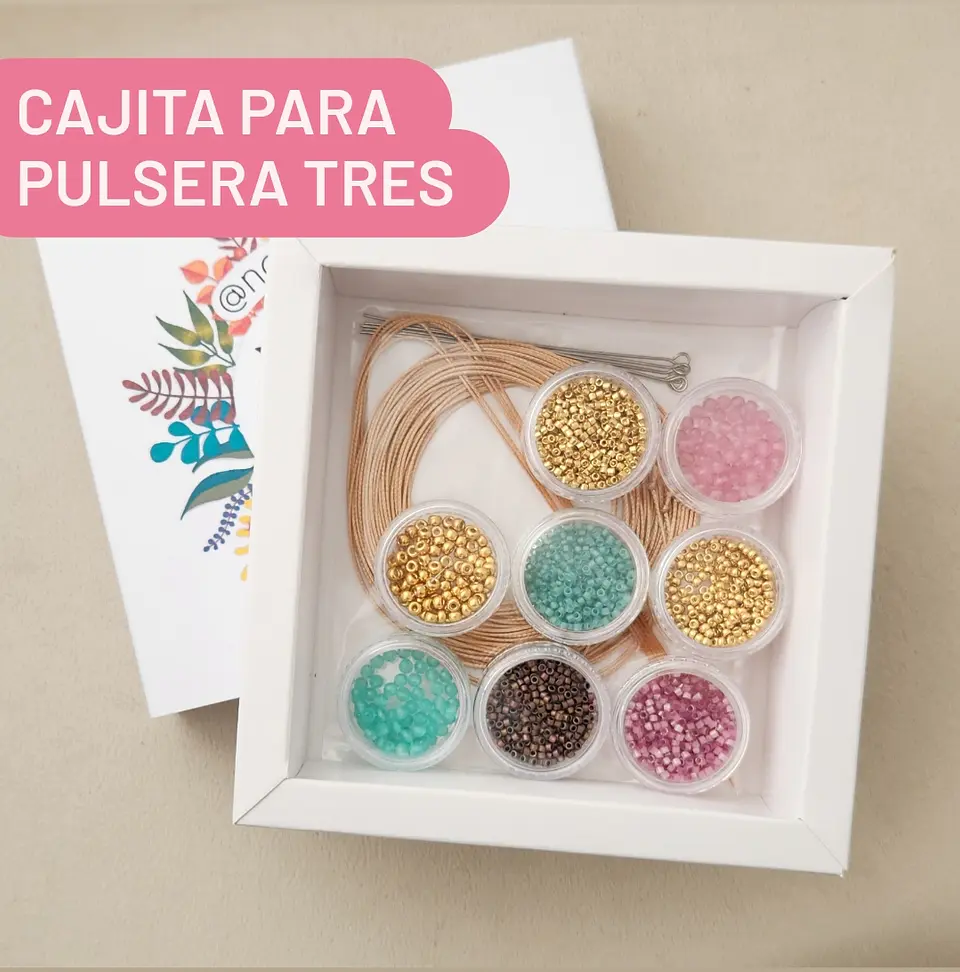 Cajita Pulsera Tres Heaven (goldfilled)  1