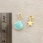 Amazonita y estrella baño de oro - Miniatura 2