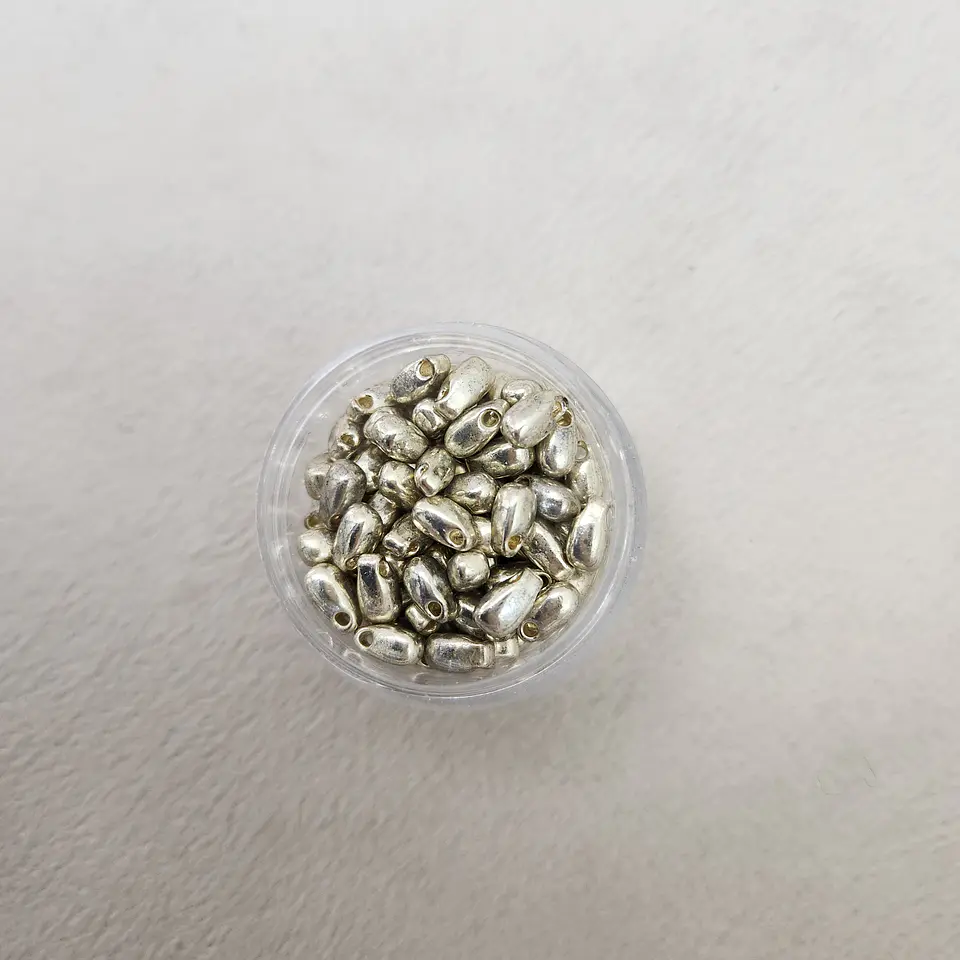 Gota Larga 3x5.5mm Plateada Duracoat 1