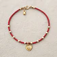 Po Roja Denario Corazón Dorado - Miniatura 1