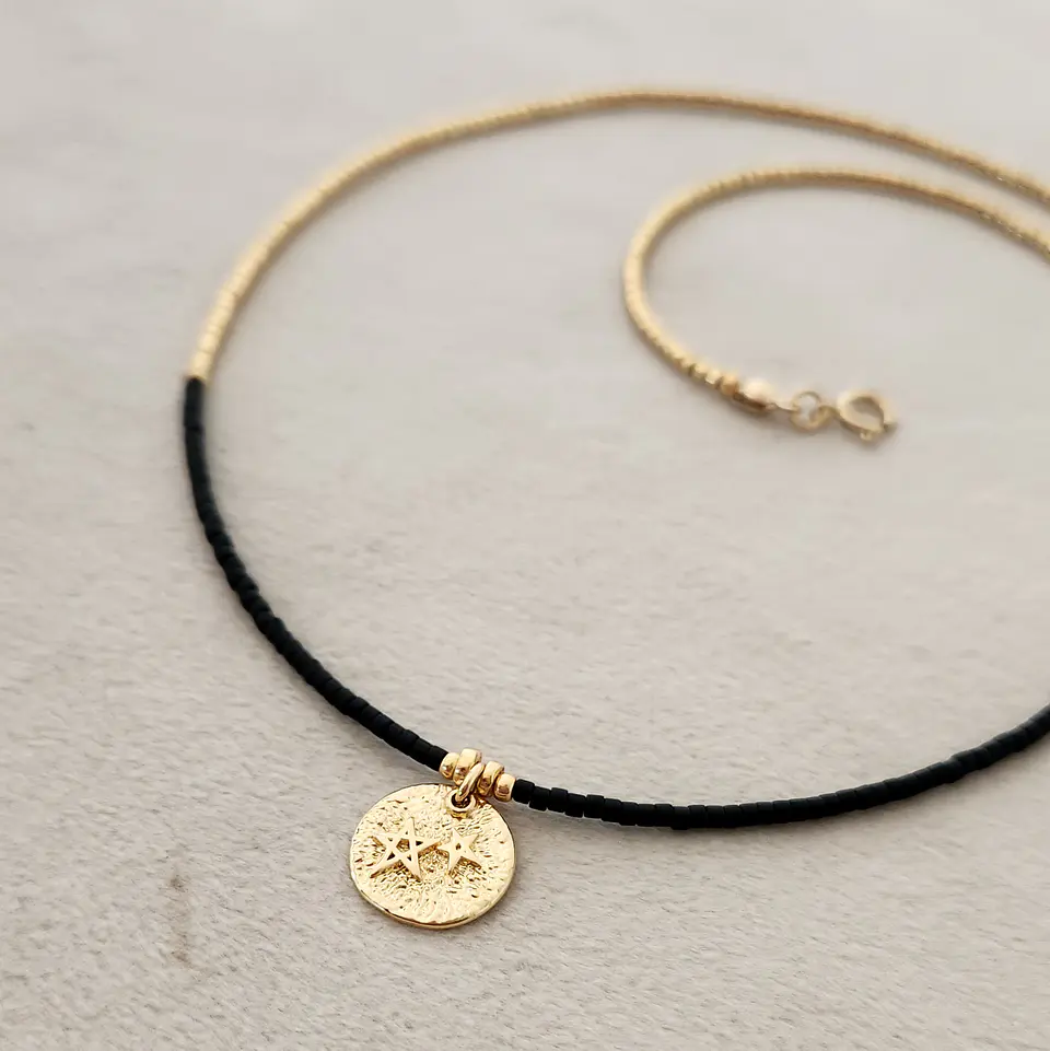 Collar Frac Dorado 2