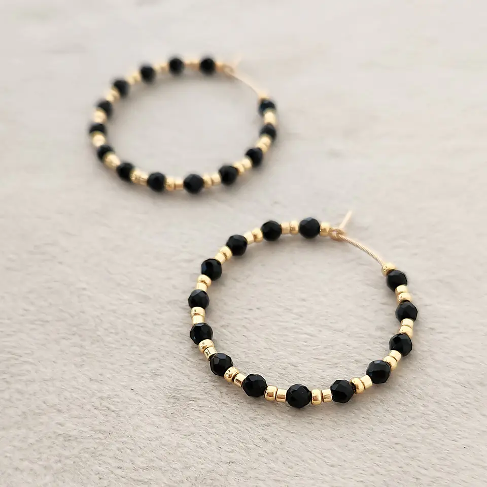 Aros Argolla Negro 2