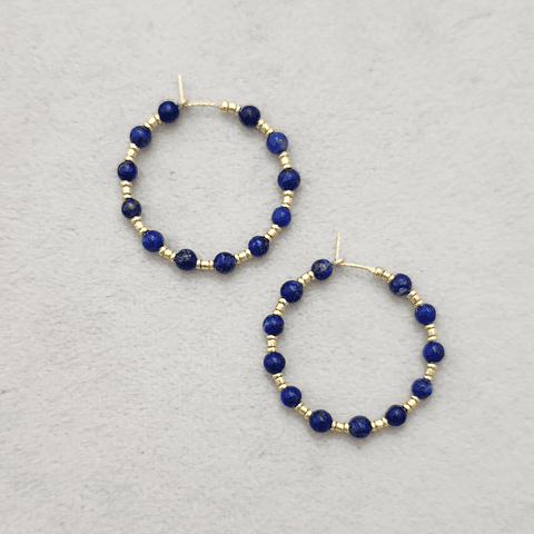 Aros Argolla Lapislázuli