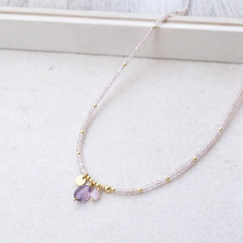 Collar Luz Rosa 2