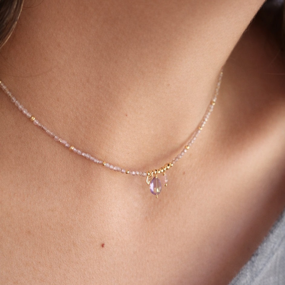 Collar Luz Rosa