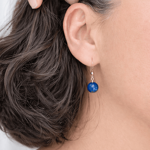 Aros Lapislázuli redondo