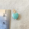 Corazón Amazonita (goldfilled)