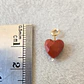 Corazón Jaspe Rojo (goldfilled) - Miniatura 2