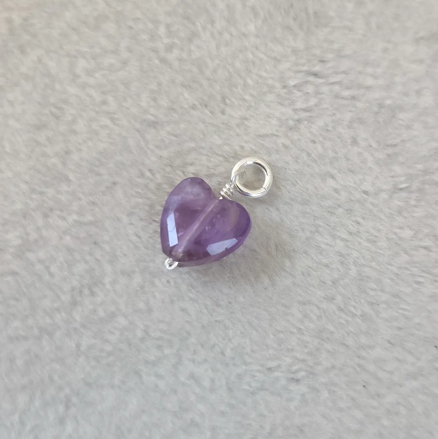 Corazón Amatista (plata 925) 1