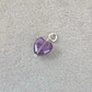 Corazón Amatista (plata 925) - Miniatura 1