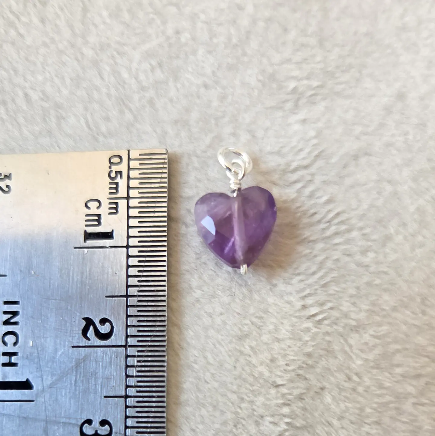 Corazón Amatista (plata 925) 2