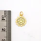 Dije Mandala Flor Baño Oro - Miniatura 2