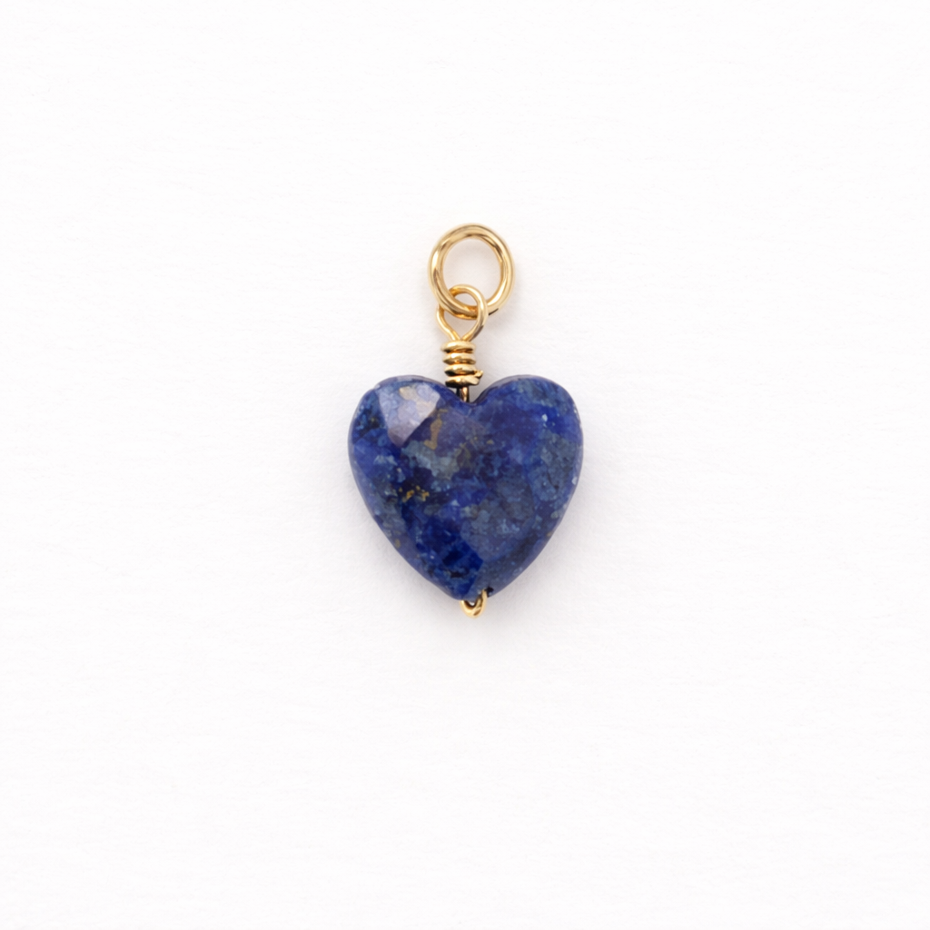 Corazón Lapislázuli (goldfilled)