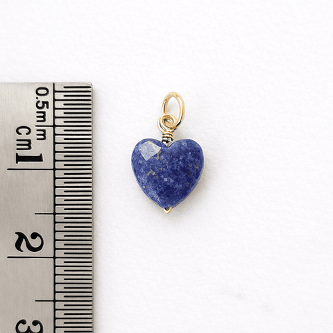 Corazón Lapislázuli (goldfilled)