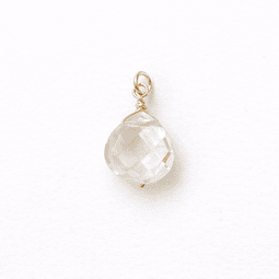 Gota Cuarzo Cristal (goldfilled)