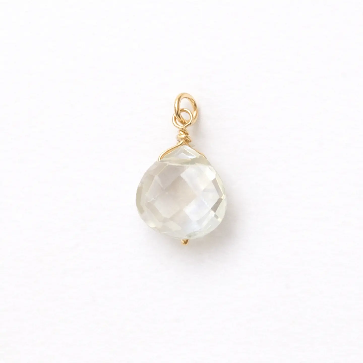 Gota Cuarzo Cristal (goldfilled) 1