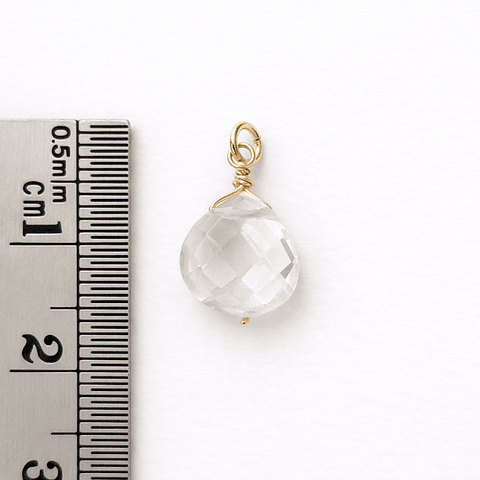 Gota Cuarzo Cristal (goldfilled)