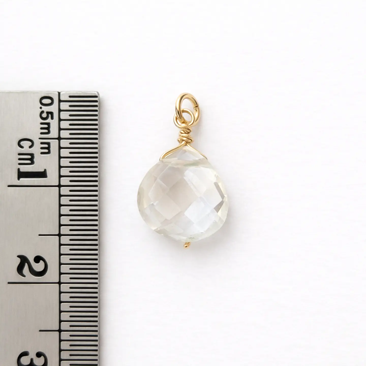 Gota Cuarzo Cristal (goldfilled) 2