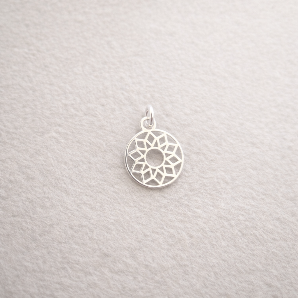 Mandala Sol Plata 925