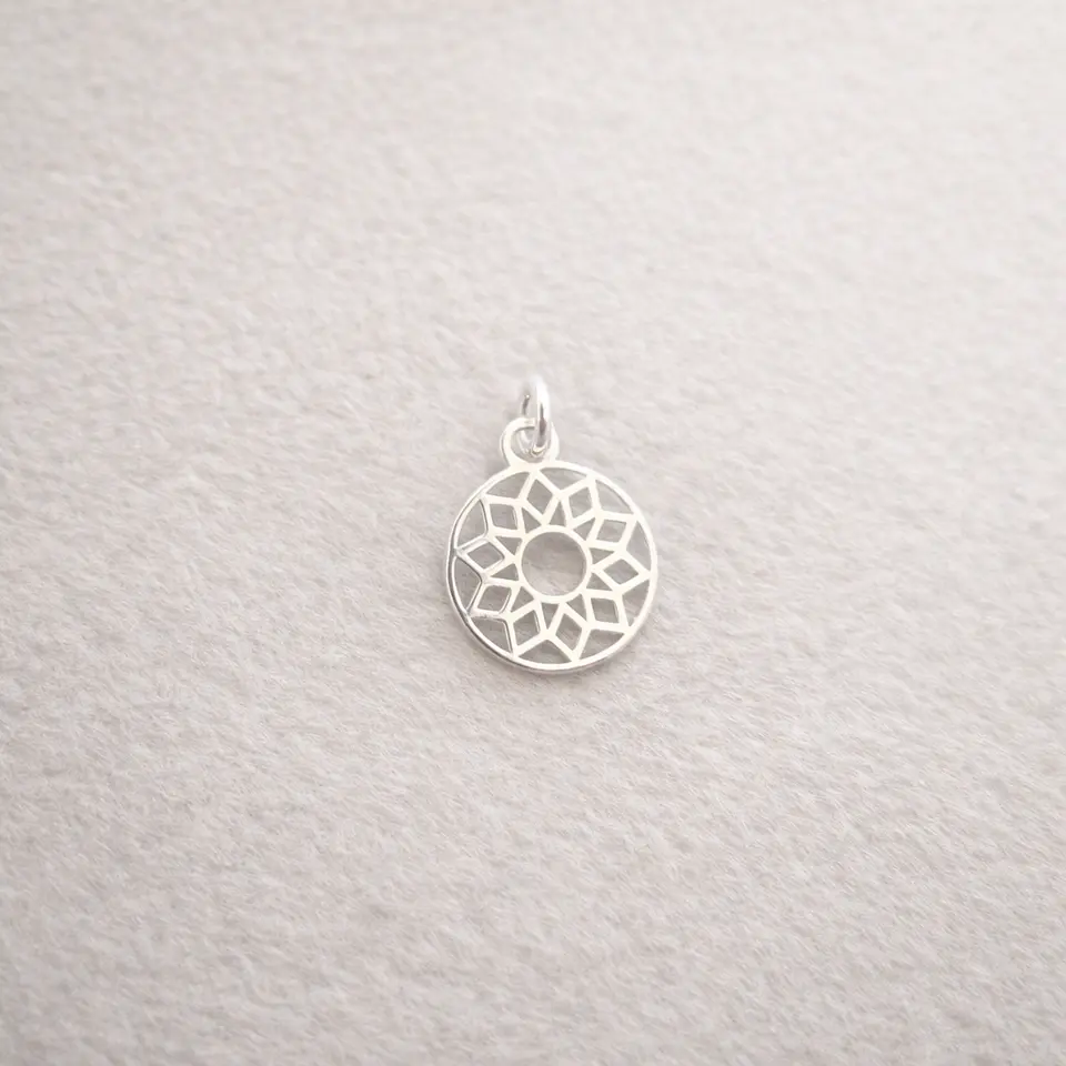 Mandala Sol Plata 925 1