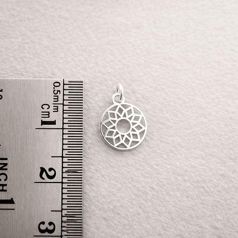 Mandala Sol Plata 925