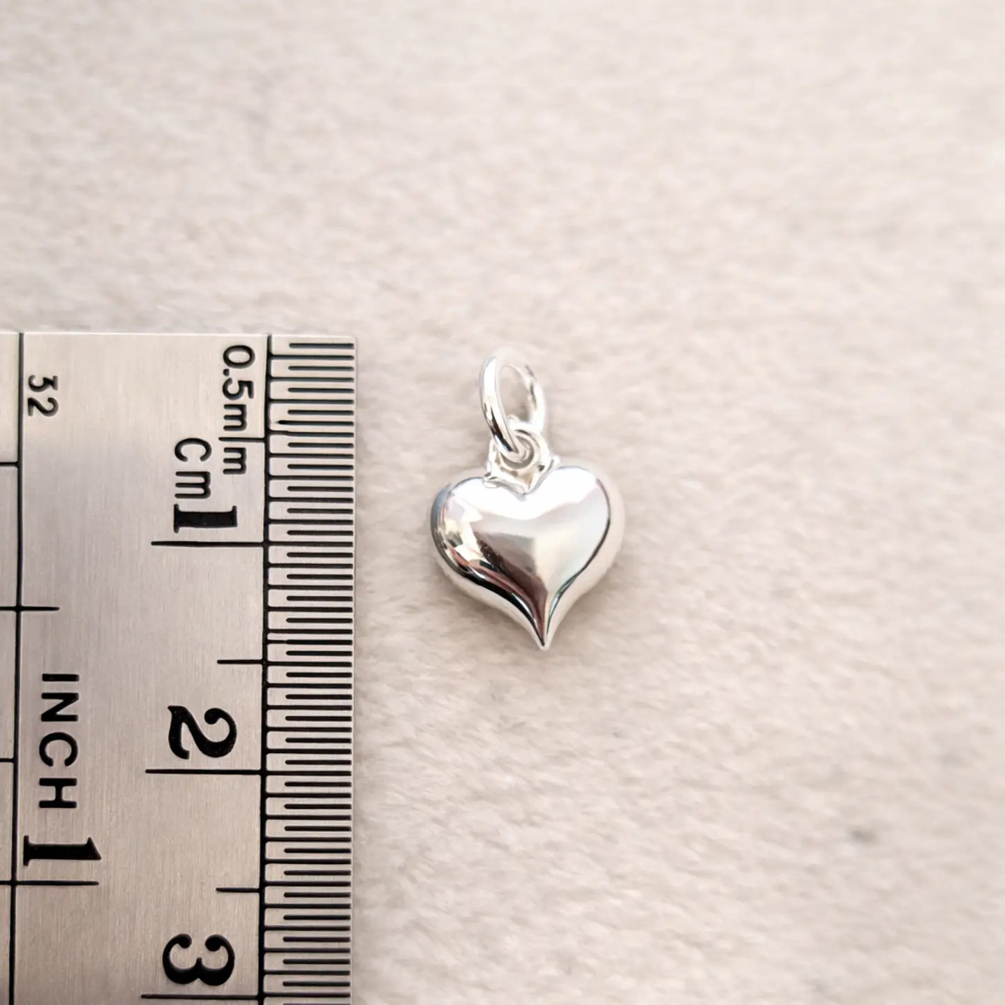 Corazón gordito plata 925 2