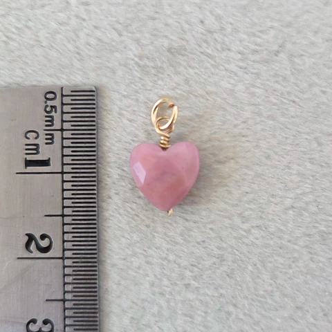 Corazón Rodonita (goldfilled)