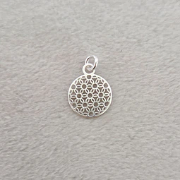 Mandala Flor de la Vida Plata 925