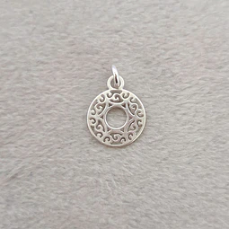 Mandala Buda Plata 925