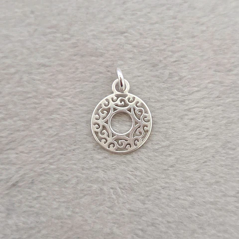 Mandala Buda Plata 925