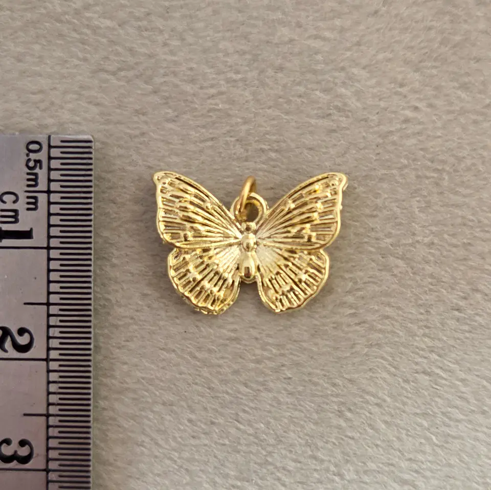Dije Mariposa Baño Oro 2
