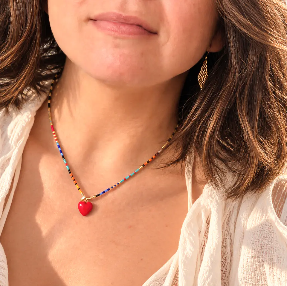 Collar África Corazón 1