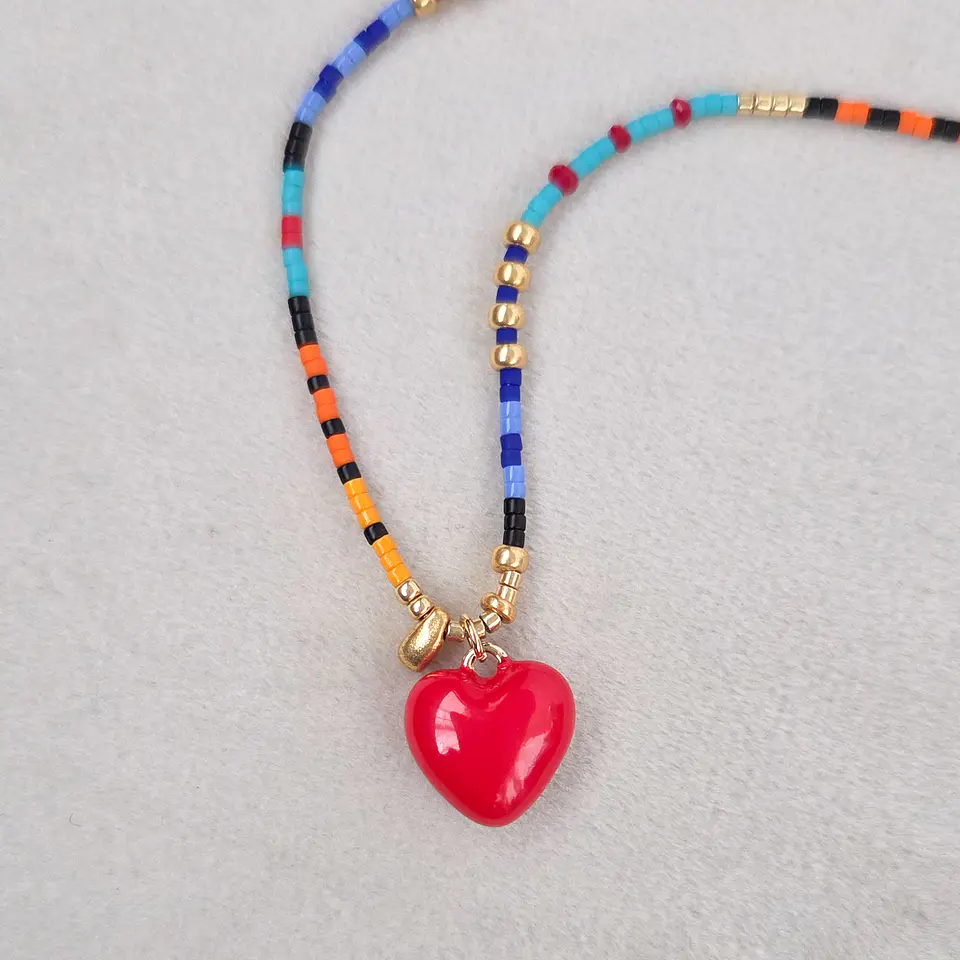 Collar África Corazón 3