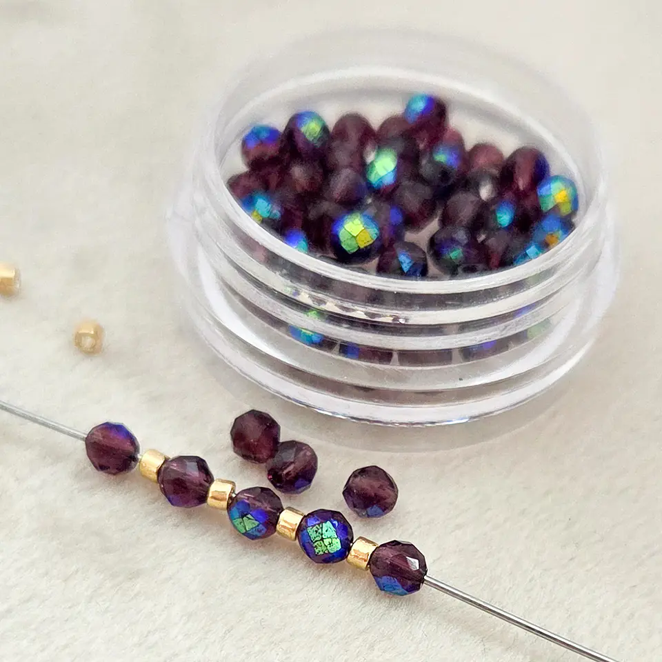 Cristal Morado Tornasol azulado 2