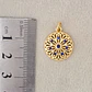 Mandala Azul bañado en oro - Miniatura 2