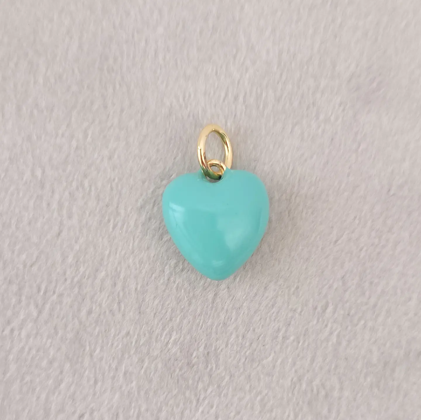 Corazón Esmaltado Turquesa 1