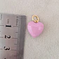 Corazón Esmaltado Rosado - Miniatura 3